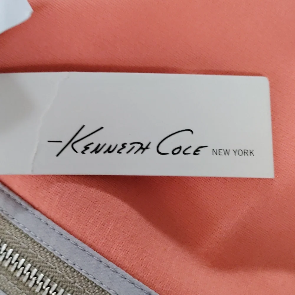 *E163 Kenneth Cole peach sleeveless dress 8 NWT CLEARANCE - Picture 14 of 16